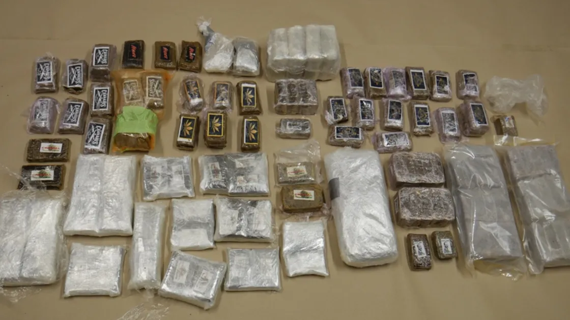 MDMA, cannabis and ketamine were among the haul.