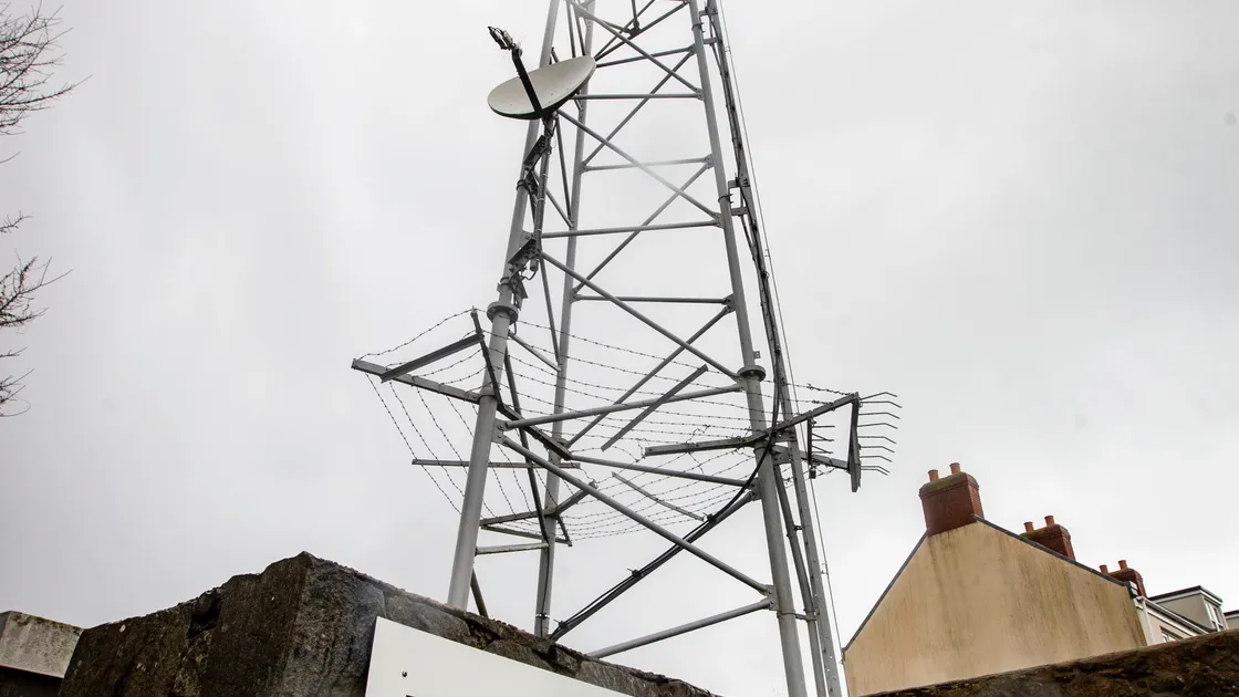 The lease on the TV mast site in Hauteville is due to expire in June and Arqiva Limited has proposed to relocate it to a private car park south of Mount Durand. (Picture by Sophie Rabey, 29092513)