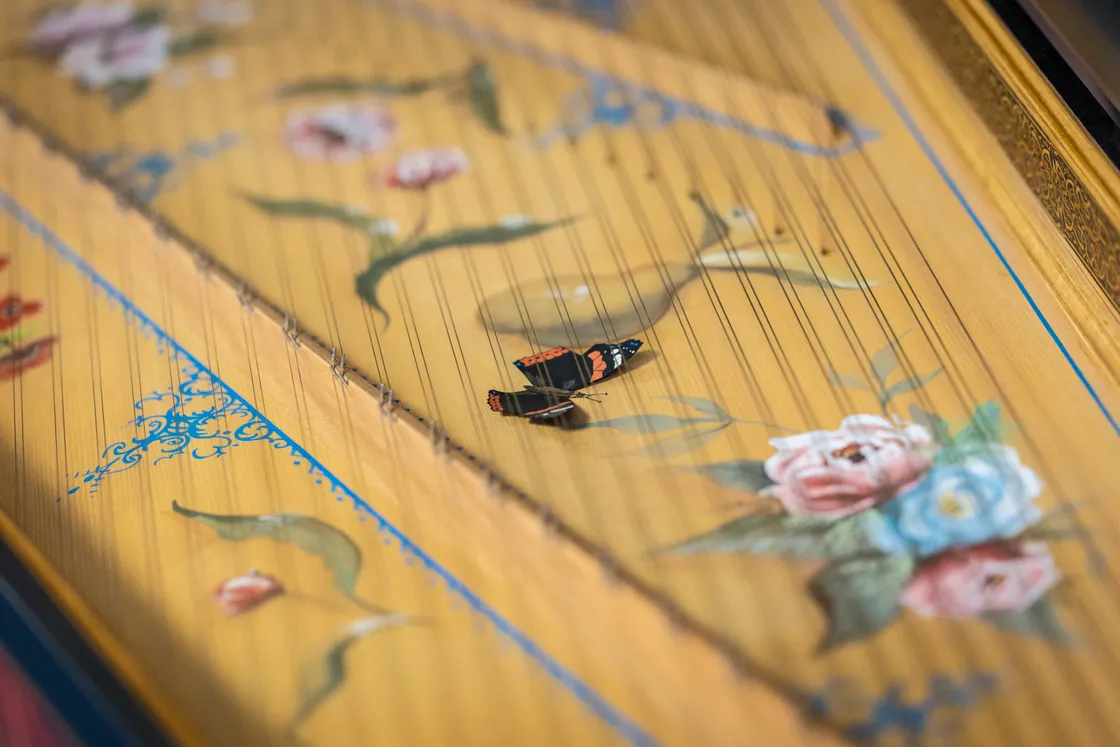 The Guernsey Harpsichord Trust’s own instrument was made by Somerset-based Andrew Garlick in the French style.