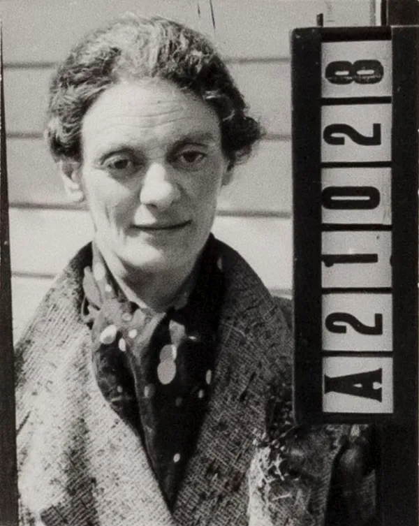 Winifred Harvey’s Occupation ID card image.
