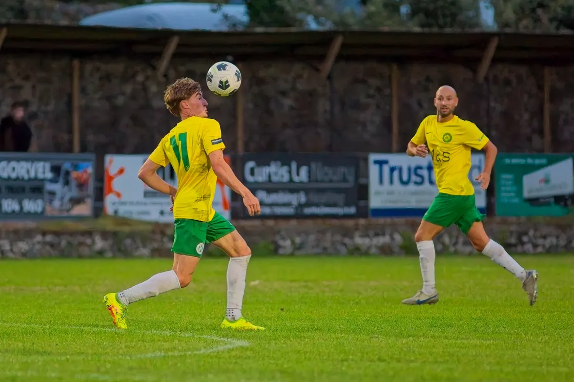 Tyrese Kelly scored both of Vale Rec’s first-half goals.