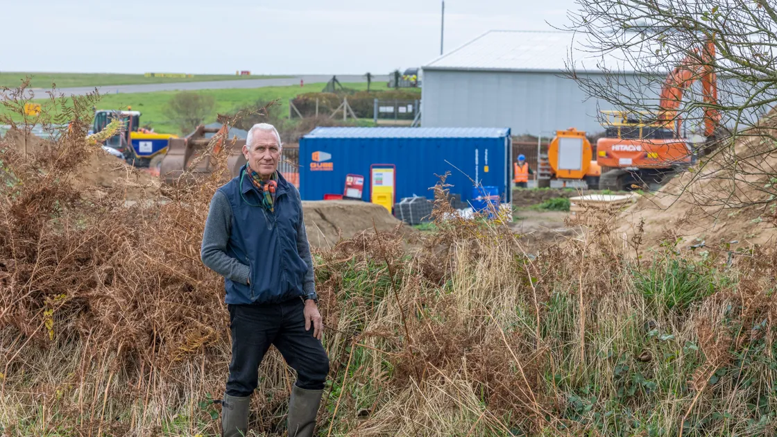 Colin Dodd, who owns a neighbouring field, and is also a committee member of Guernsey Trees
