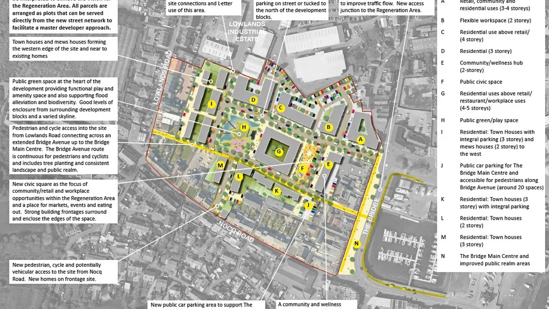 Proposed plans for development of Leale's Yard. Image supplied from draft development framework. (27199703)
