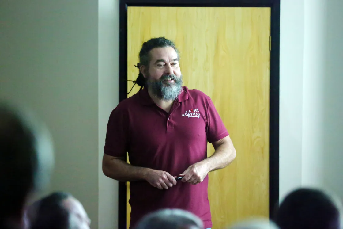 John Horton, the warden of the Alderney Bird Observatory. (26809957)