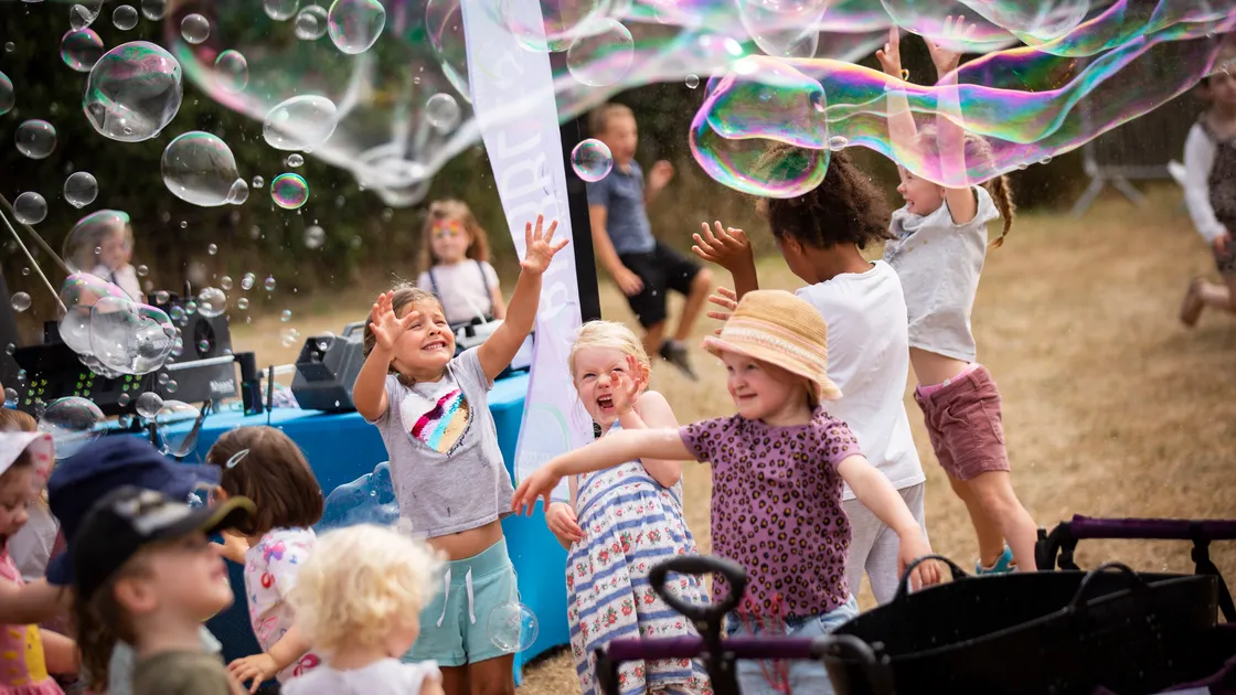 Guernsey Bubbles was a popular attraction for the children. (31165584)
