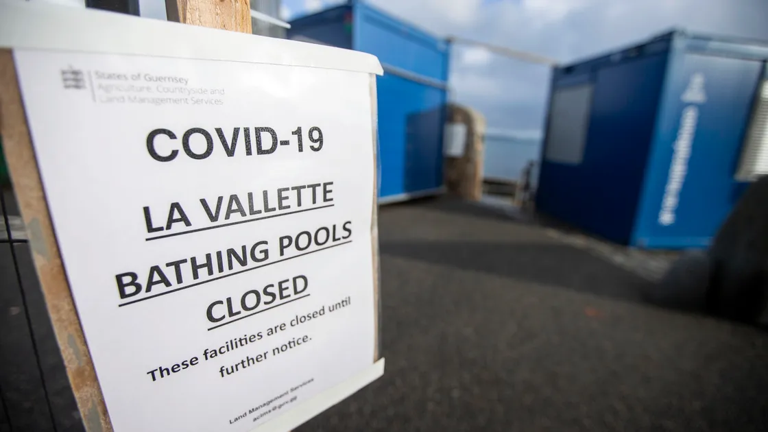 La Vallette Bathing Pools have been closed for use during the second lockdown. (Picture by Sophie Rabey, 29156407)