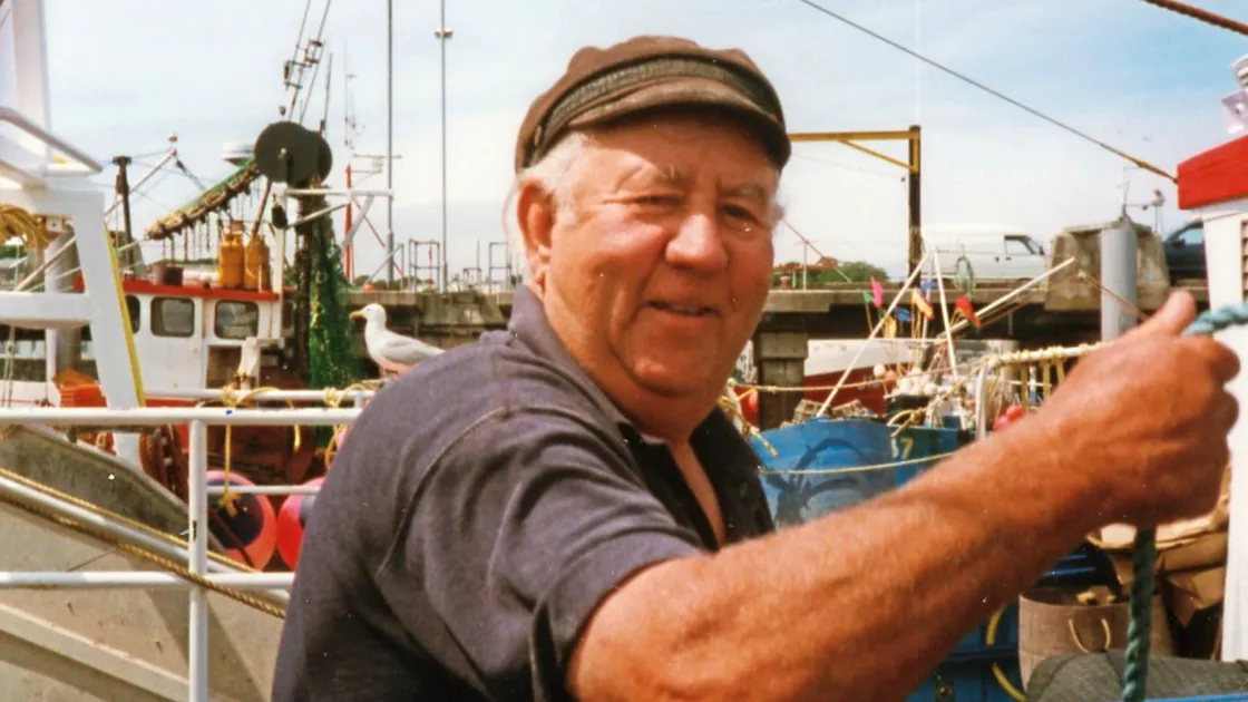 Well-known fisherman Maurice Down supplied sand eels to local boats and anglers for more than 35 years