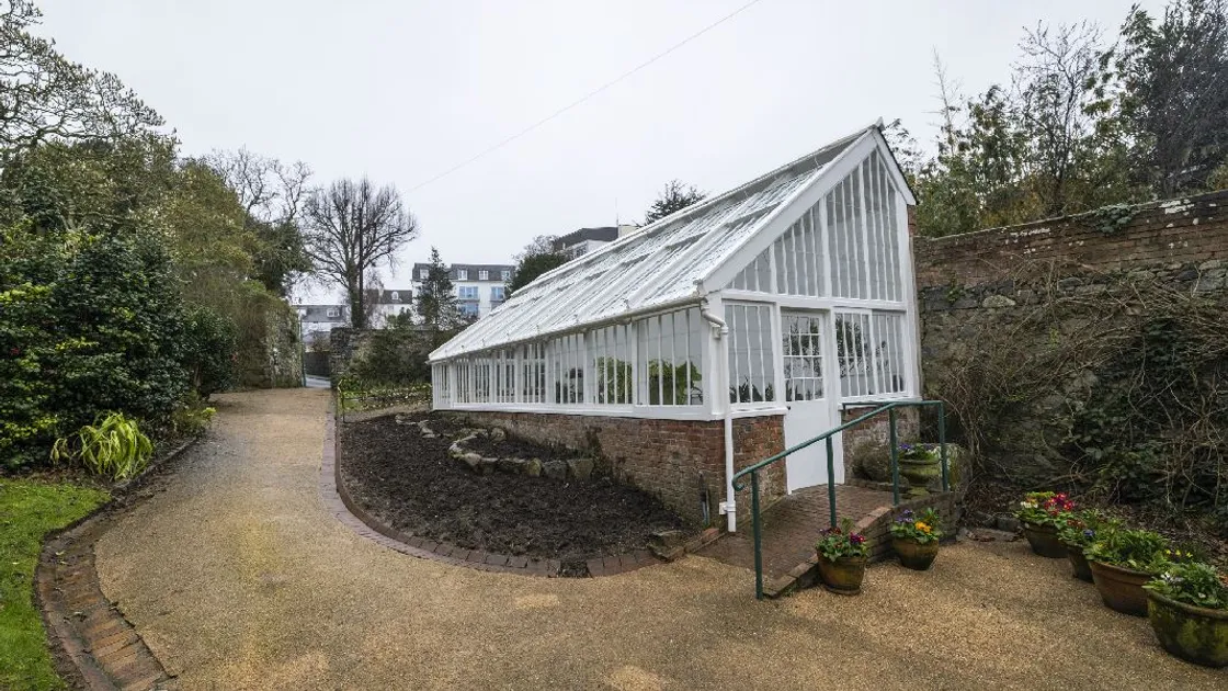 The glasshouse is one of two in Candie Gardens and dates back more than 230 years. It needed careful restoration (Picture by Peter Frankland, 34633390)