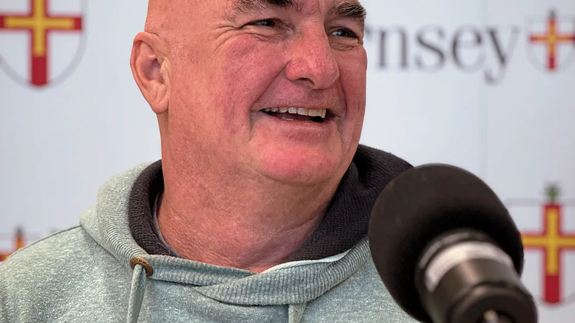 Sylvans coach Jon Collenette on the Guernsey Press Football Podcast. (Picture by Tony Curr, 33836626)