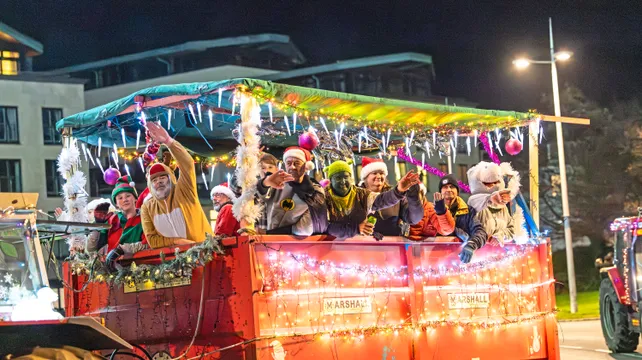 Christmas Tractor Run brings festive twinkle to the roads