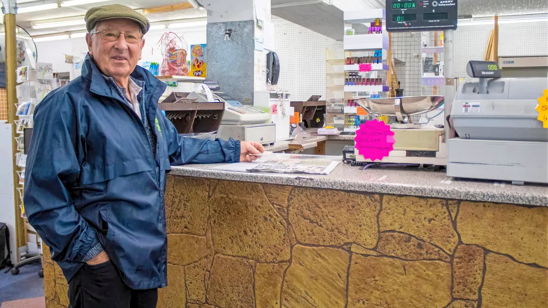 John Mechem has been a regular shopper at Cobo Village Centre and was there on its last day of trading yesterday