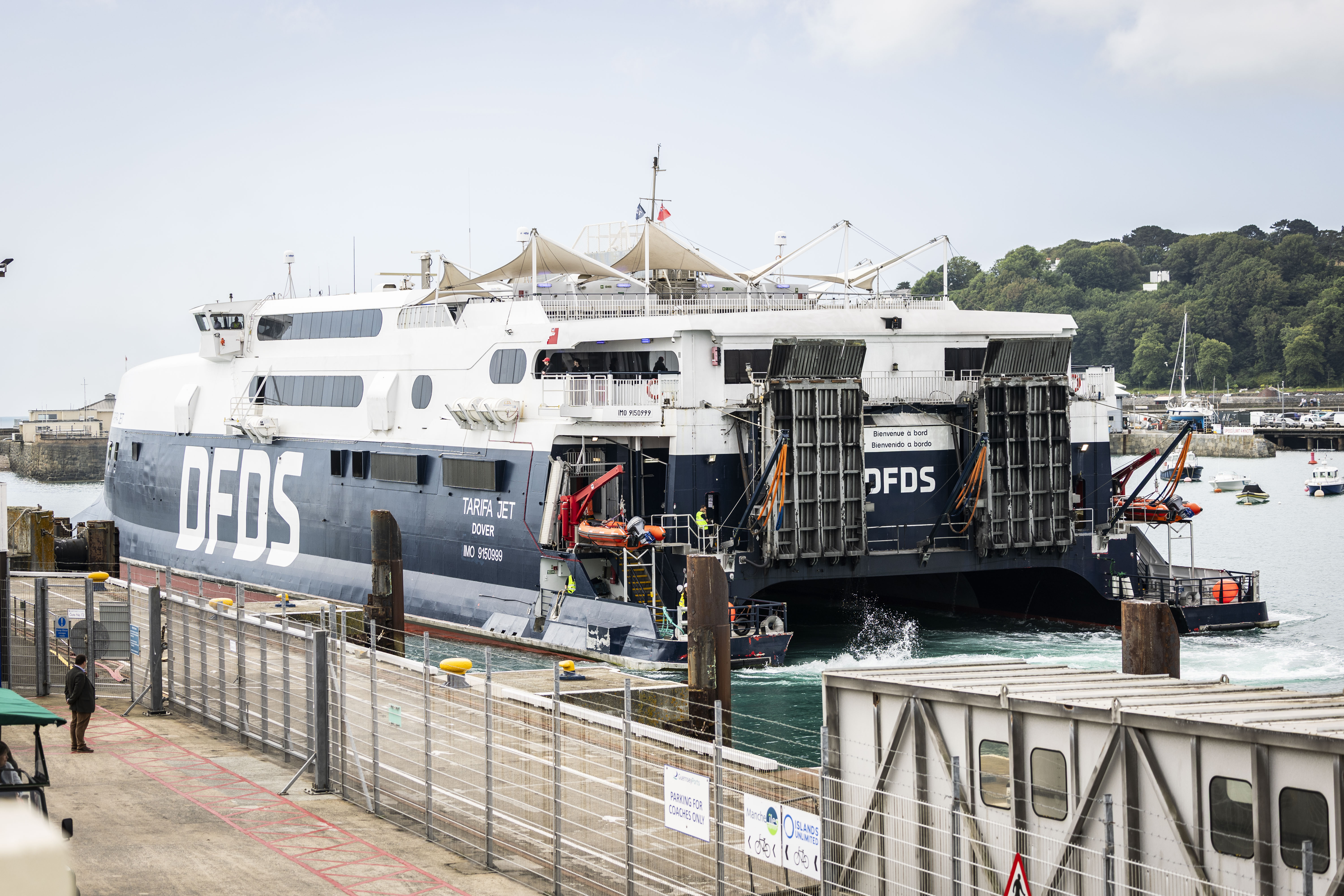 DFDS’ ‘cancelled’ inter-island sailings had not been licensed