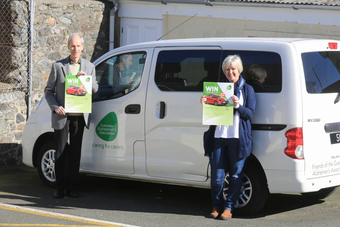 Guernsey Alzheimers Association chairman Stephen Collas and manager Julie Thompson. (Picture by Adrian Miller, 29283377)