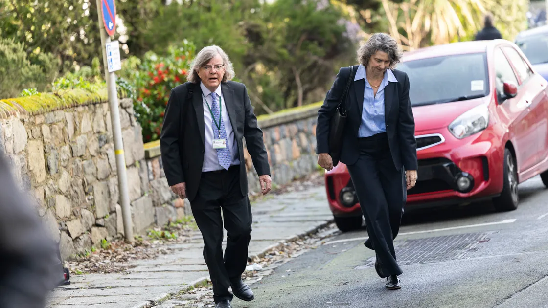 Deputies Charles Parkinson and Jennifer Strachan were at the centre of yesterday's Accounts debate. 	 (Picture by Sophie Rabey, 34807388)