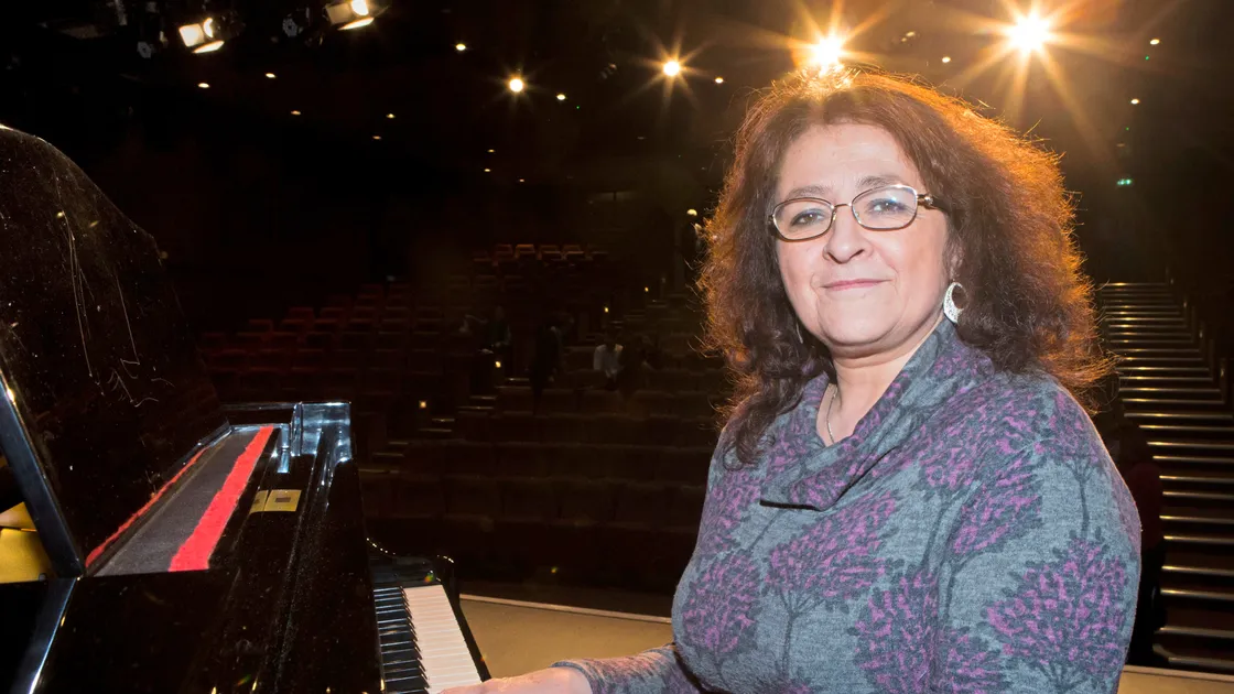Elizabeth Childs, music section adjudicator for the 88th Guernsey Eisteddfod, which got going yesterday. The annual festival was due to start on Thursday but had to be rescheduled due to the snow.   (Picture by Steve Sarre, 20814098)
