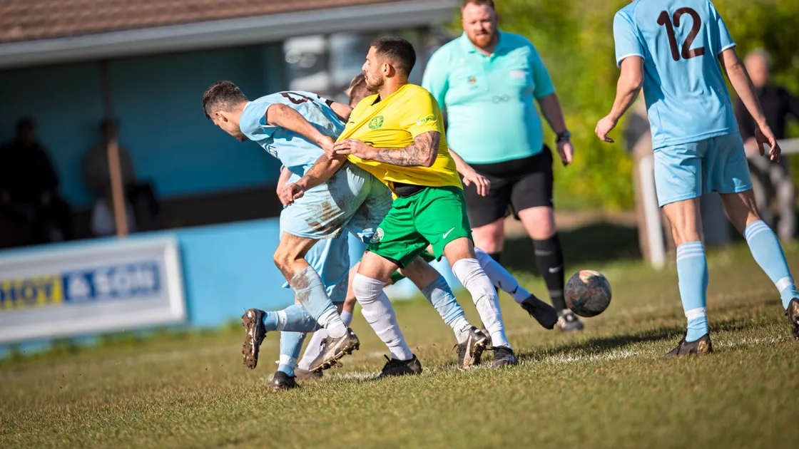 North beat Vale Rec 3-0 in a 'typical derby' clash at Northfield on Saturday. (Picture by Sophie Rabey, 33103215)