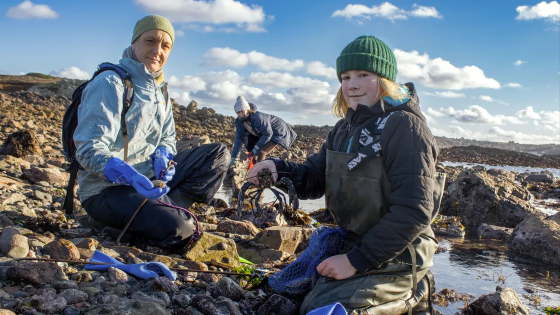 Tara de Jersey was just off Lihou Causeway with her son Humphrey Brimson, 12, and sister Chantelle Le Tissier