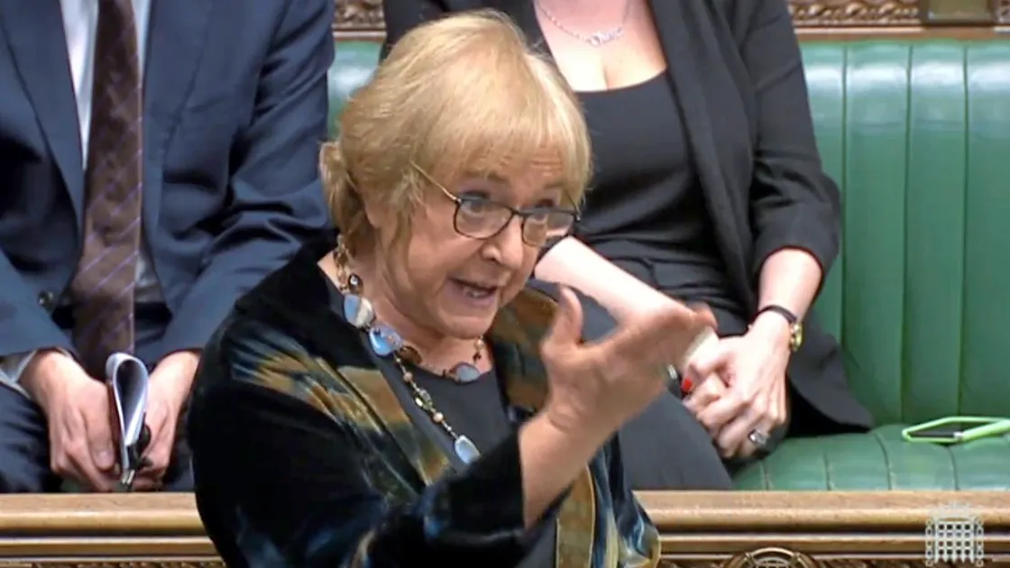 Labour’s Dame Margaret Hodge outraged that the UK government yesterday pulled the Financial Services (Implementation of Legislation) Bill from debate in parliament. (24041316)