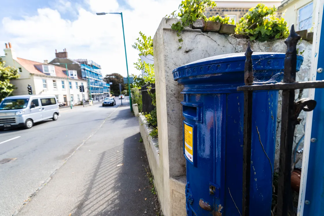 The postbox at the top of the Grange has been retained following the public consultation