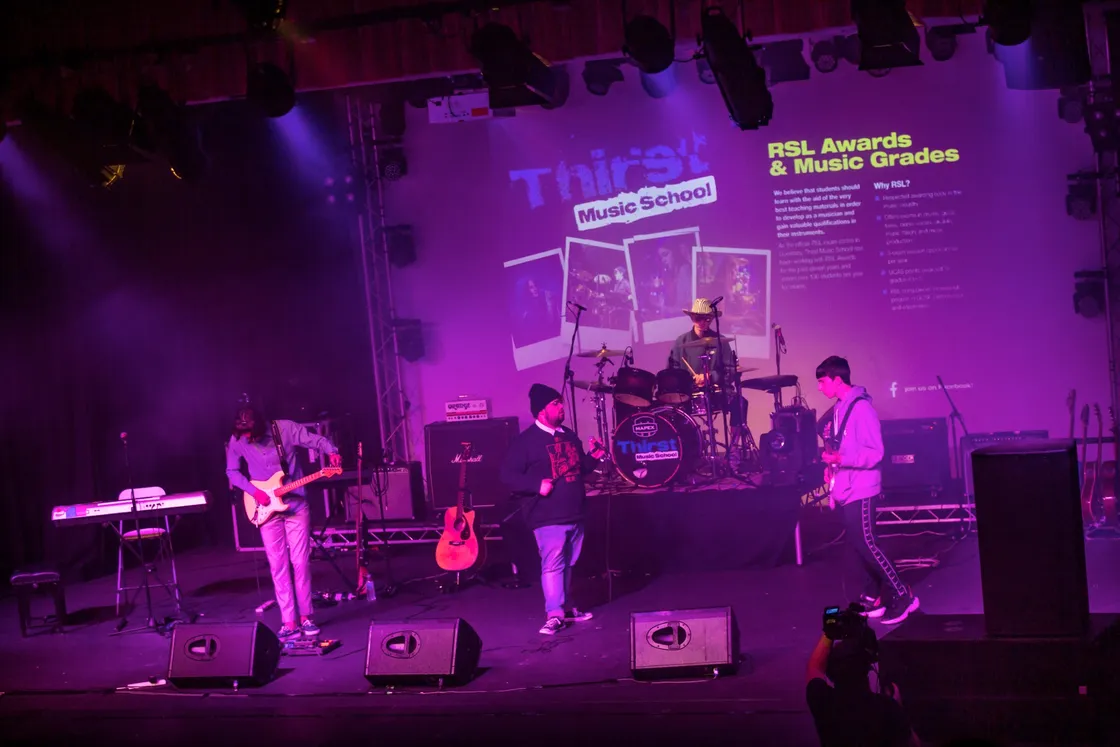 Last year's winning band from La Mare de Carteret, Just Smile. (Picture by Sophie Rabey, 29554605)