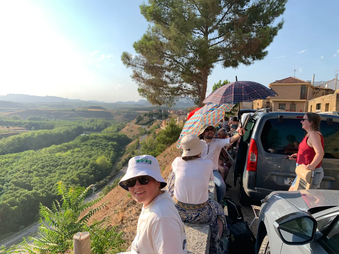 A bucket hat for a bucket list event – Child One reps the Island Games while awaiting celestial alignment. 