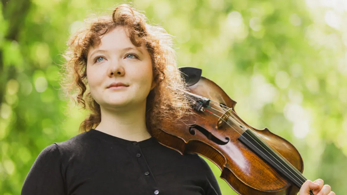 Violist Rebekah Dickinson is the latest alumnus of the Guernsey Music Centre.