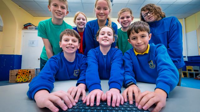 Castel Primary top of global touch-typing competition