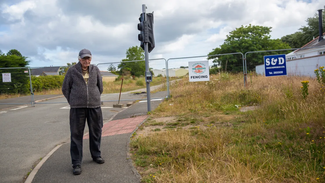 Route Militaire resident Macarthur Hamel said he did not believe the surrounding infrastructure would be able cope with the additional pressures brought on by nearly 200 new homes. (Picture by Peter Frankland, 30982582)