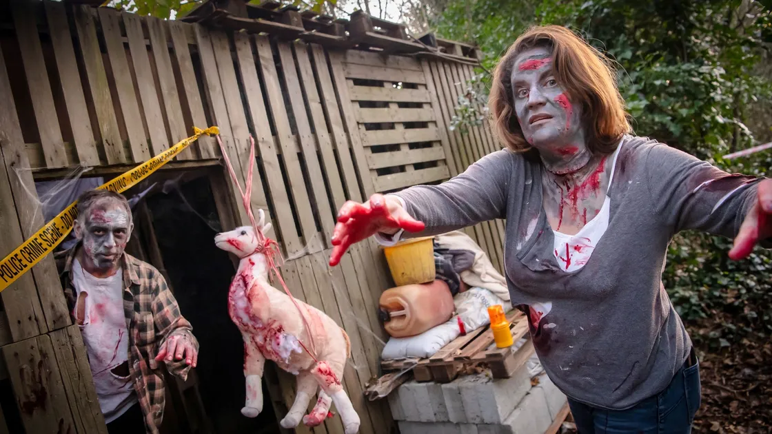 Be very afraid – the Bunker of Horrors at the Mirus Battery. (Pictures by Andrew Le Poidevin, 30145553)