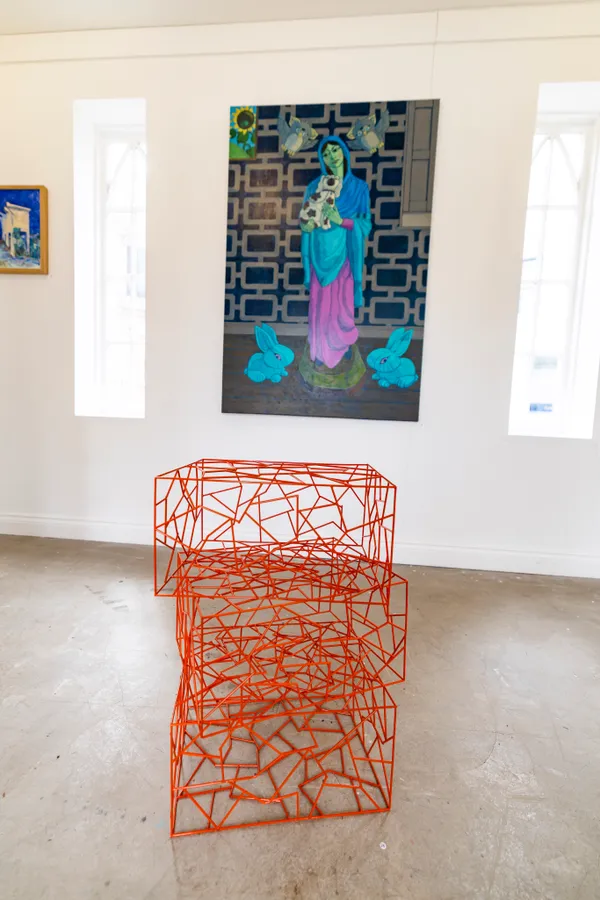Gatehouse Gallery: Front to back, Robyn West (England) and Michael Paramore (Wales)