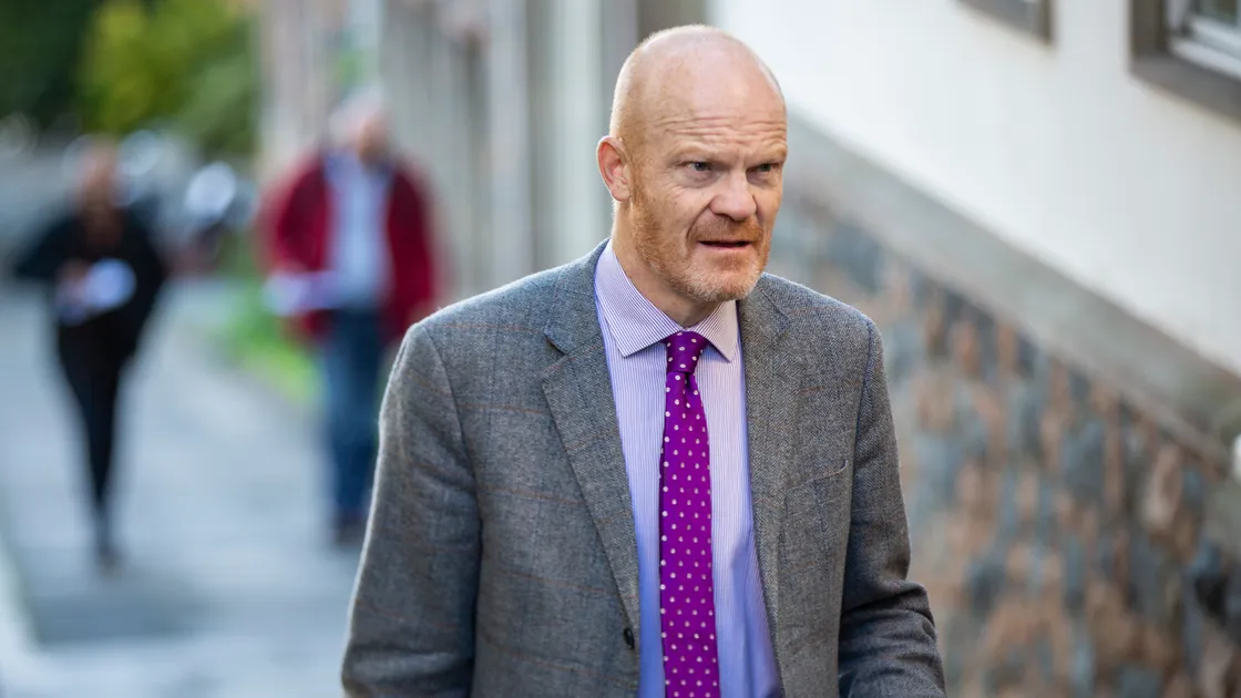 Gavin St Pier and his wife were originally arrested and questioned early in December on suspicion of harassment and have been on bail since then.