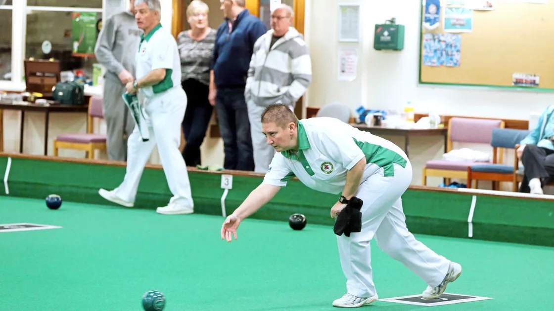 Still the queen of CI women’s bowls: Alison Merrien won three titles, including a 13th singles crown. (Picture by Adrian Miller)
