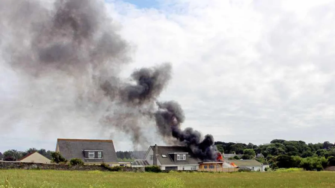 Update Fire in Houmet Lane started in garage