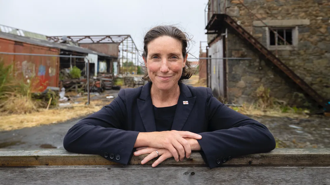 P&R president Lindsay de Sausmarez at Leale’s Yard, which is included in its new list of ‘super priorities’ for this term