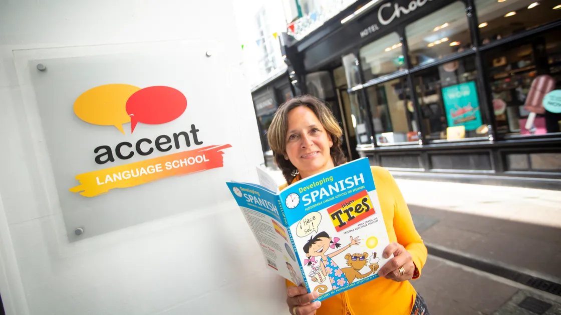 Accent Language School director and owner Anna Lisa Detassis took over the running of the school, which is based in the Arcade, in 2014.           (Picture by Peter Frankland, 32445834)