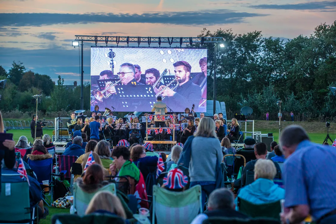 GSW at the KGV for Proms on the Wicket in 2021