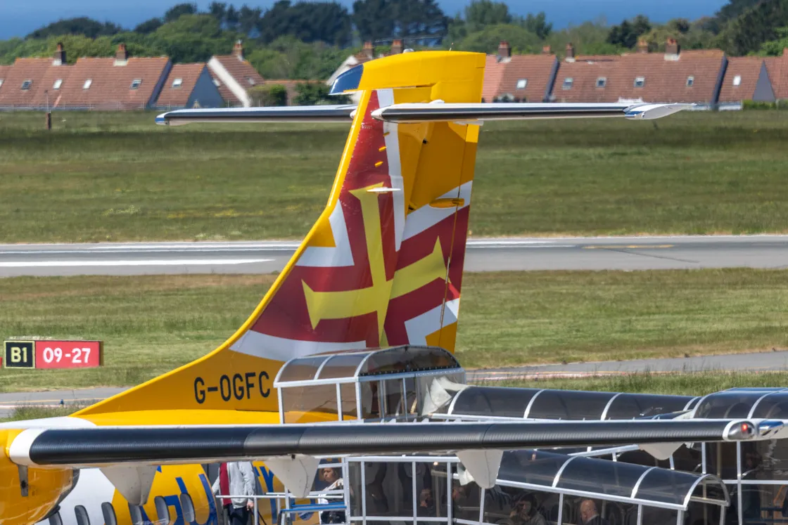 Aurigny managed to increase the number of travellers carried on its Gatwick service during the month to 23,506.