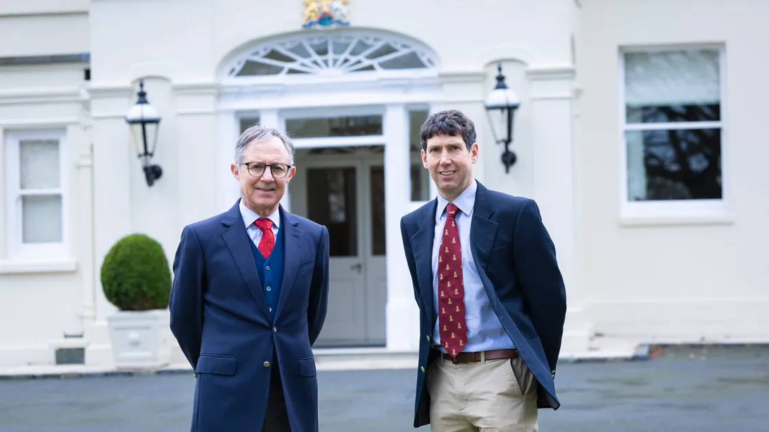 Chris Ayres, right, is the new ADC to the Lt-Governor and is taking over from Marco Ciotti, left