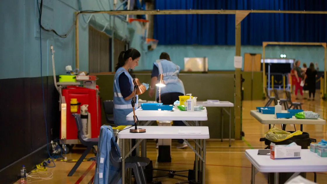 Beau Sejour vaccination centre, drop in sessions. (Picture by Cassidy Jones, 29660411)