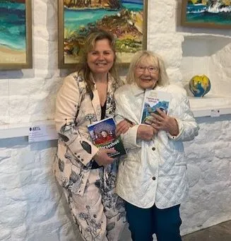 Winifred Rowland, the author of the book Horseshoe Bay, which was Bozena’s inspiration for the exhibition Pink Granite: Wild Flower.