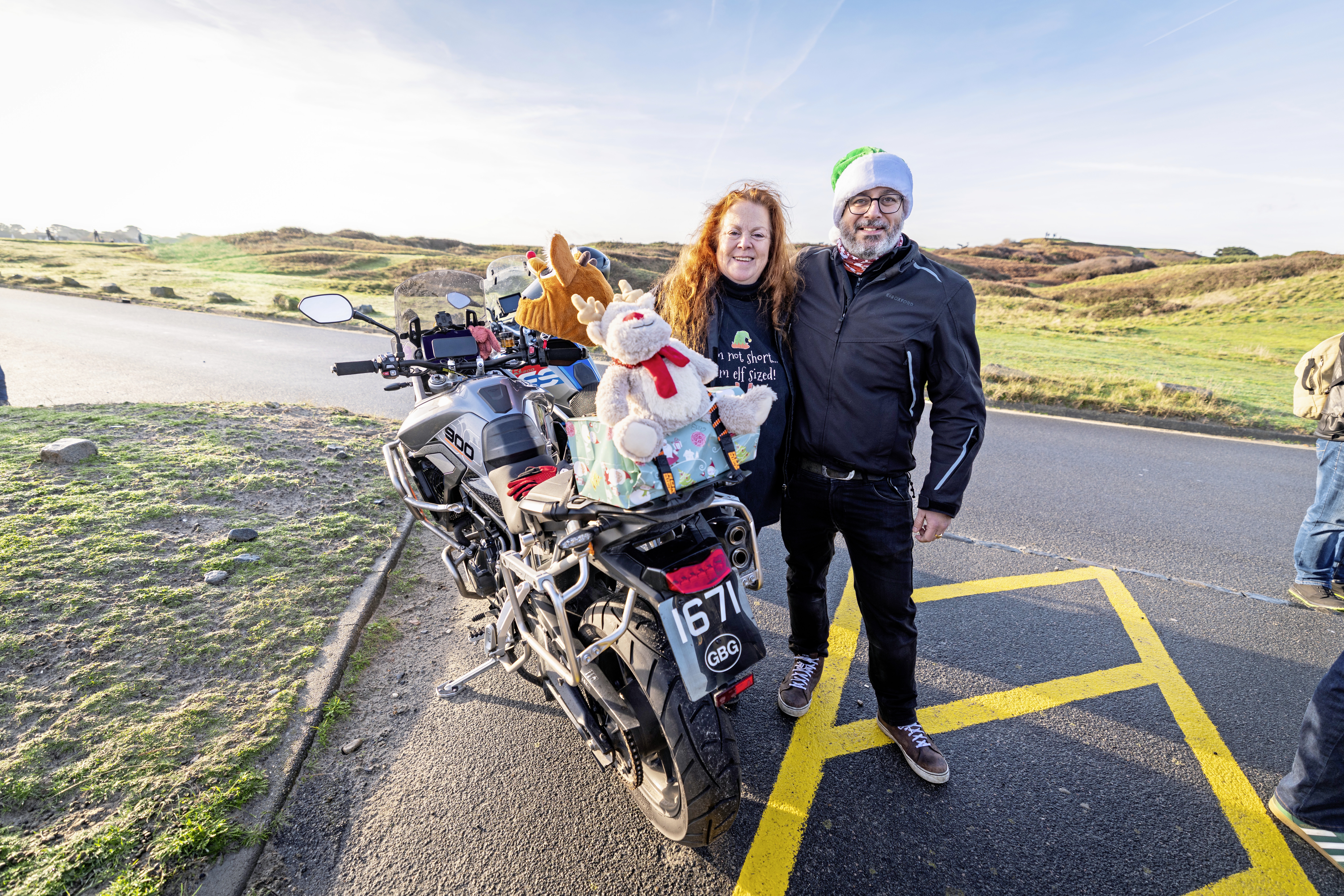 Guernsey Bikers Group on toy run for hospital
