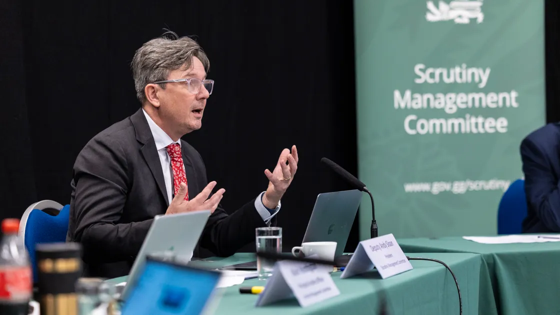 Deputies have been urged to reject the new iteration of the States Fiscal Policy Framework by the Scrutiny Management Committee, which is headed up by Deputy Sloan