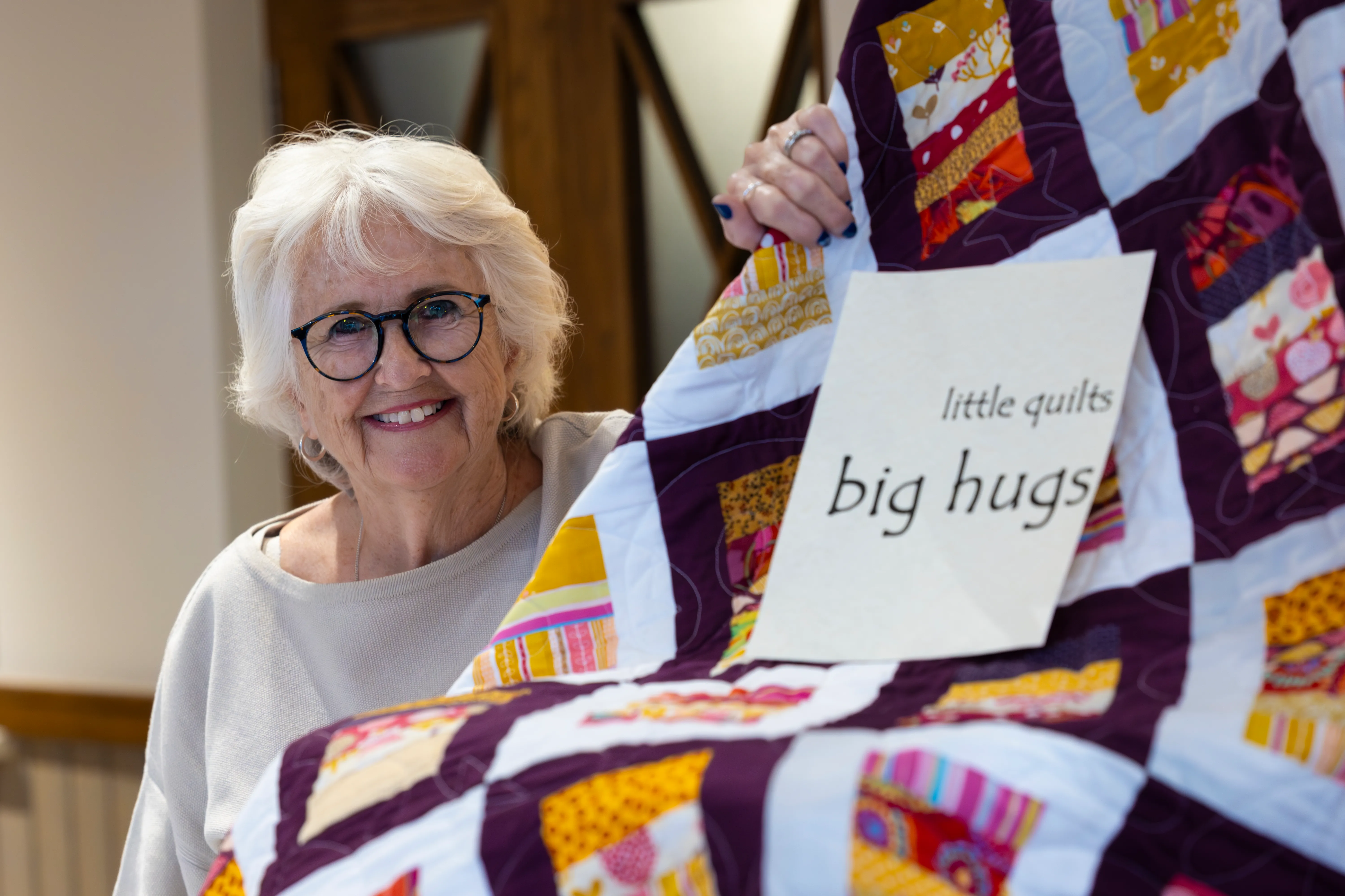 From bunting to quilting... Megs busy with new community project