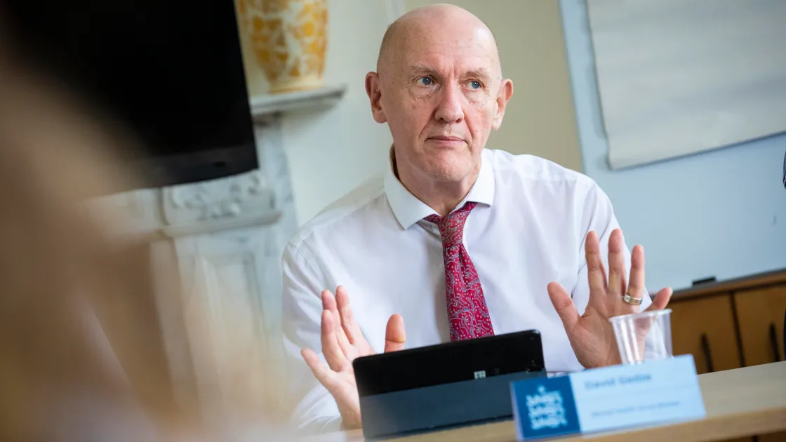 Independent expert David Gedze presented a follow-up to his 2018 report in the island’s mental health services yesterday. (Picture by Peter Frankland, 31332094)