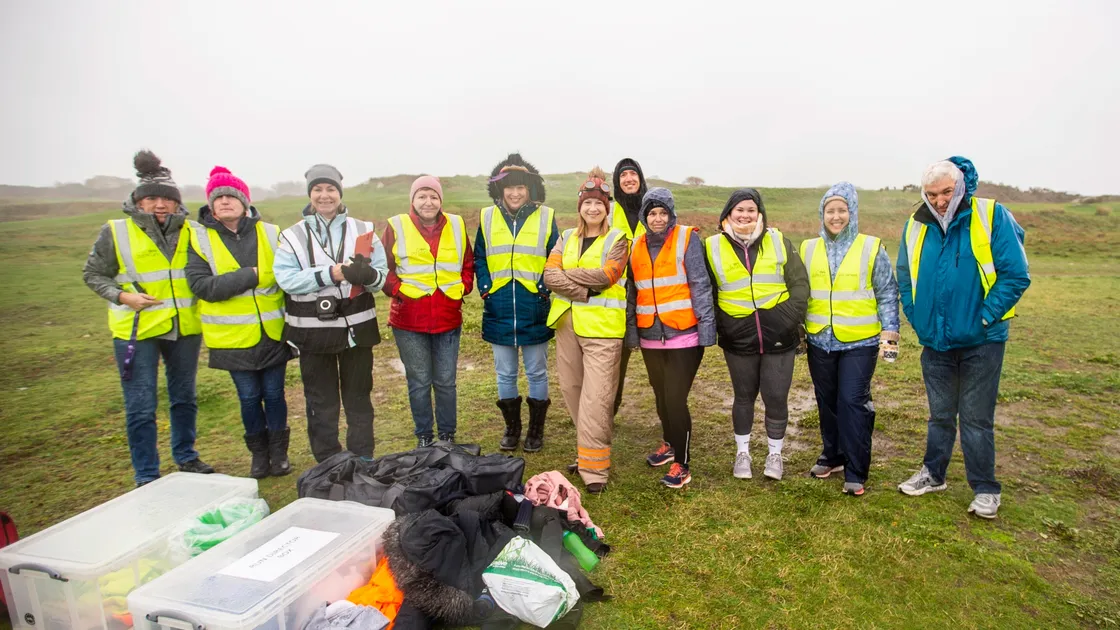 Organisers and marshals at the first Guernsey Parkrun since lockdown. (Picture by Sophie Rabey, 28862400)
