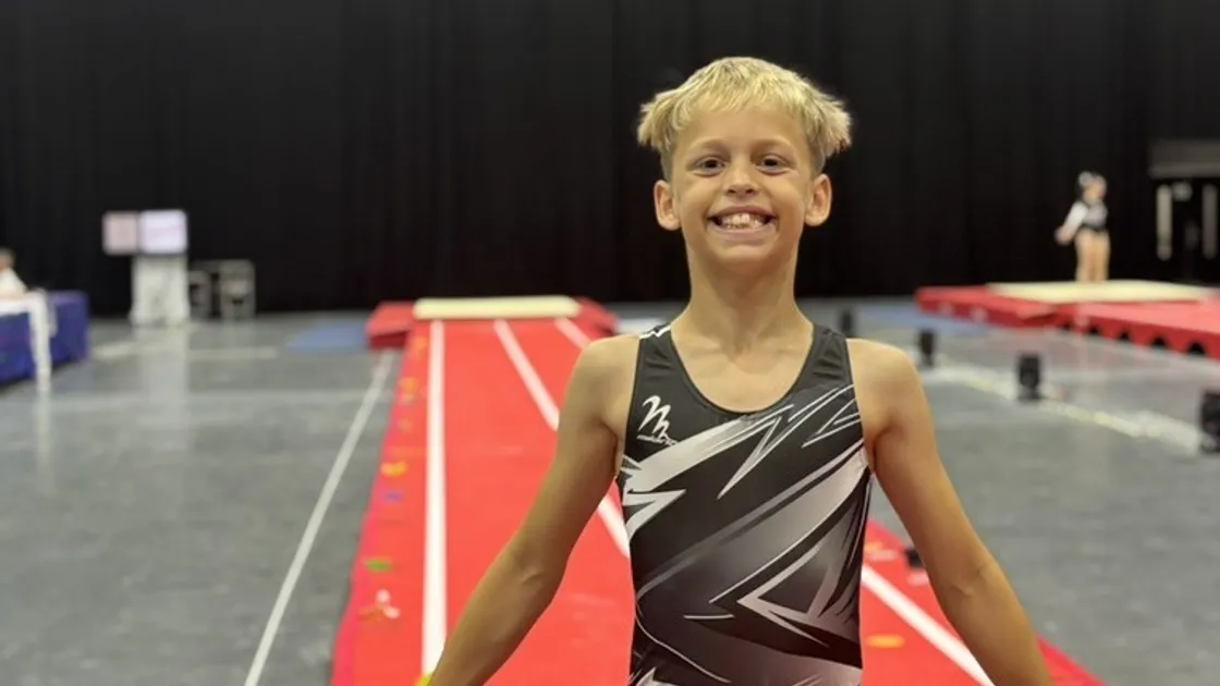 Maison Le Page won his national title at the elite FIG level.