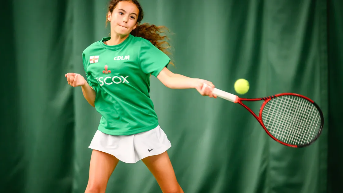 Teenager Chloe de la Mare reached her first Island women's singles final. (Picture by Andrew Le Poidevin, 32558259)