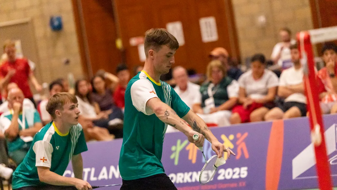 David Trebert and Alex Tapp outperformed their seeding to claim doubles gold.