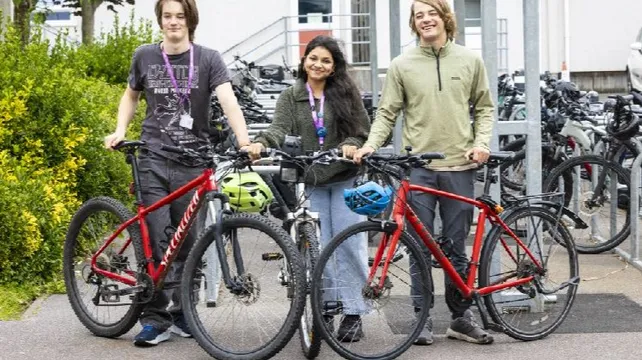 Sixth Form Centre students push for safer active travel
