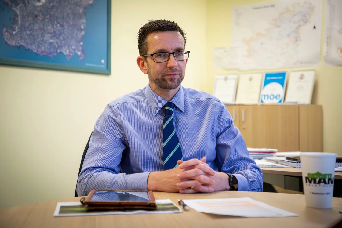 Picture by Sophie Rabey.  08-01-20. Guernsey Water General Manager, Steve Langlois. (26843122)